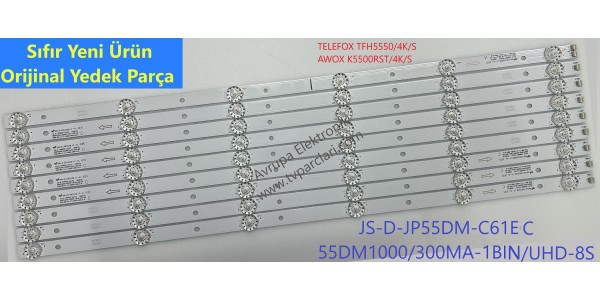 AWOX K5500RST/4K/S Tv Led bar, JS-D-JP55DM-C61EC, Panel ledleri